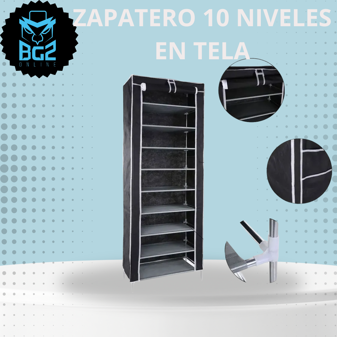 ZAPATERO EN TELA 10 NIVELES